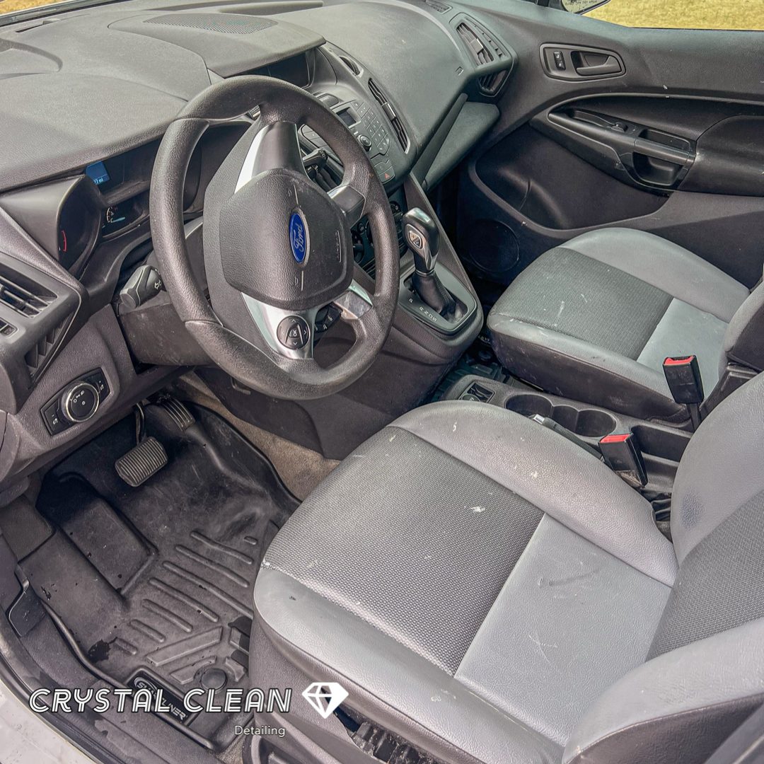 Car interior after professional interior detailing - Crystal Clean Detailing Atlanta GA